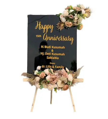 Papan Bunga Akrilik Ujung Kulon